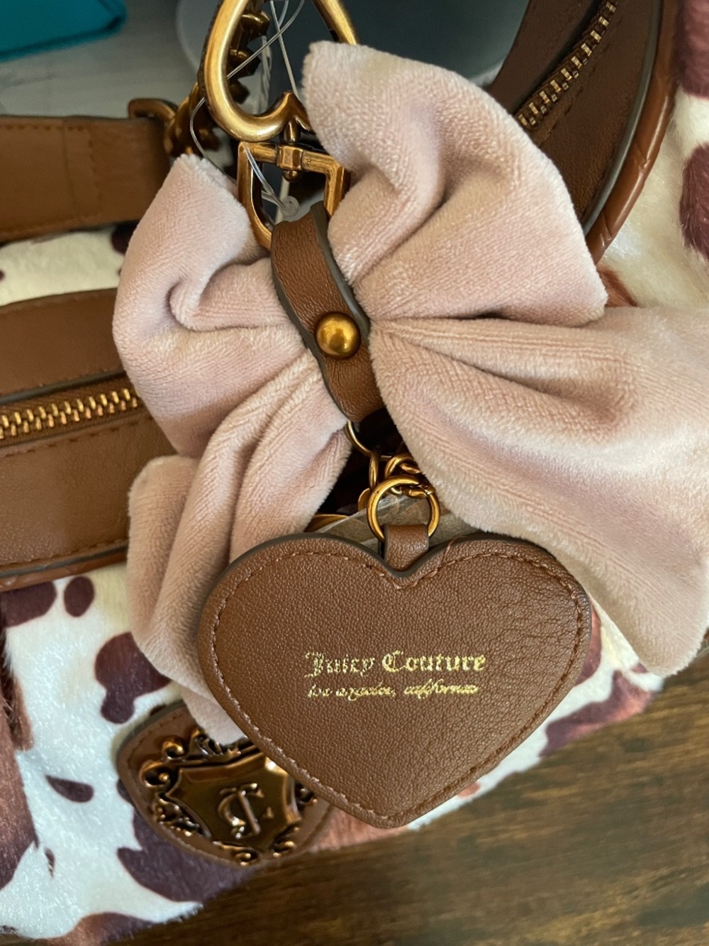 🔥🔥Juicy Couture cow print hobo/coho - Picture 5 of 9
